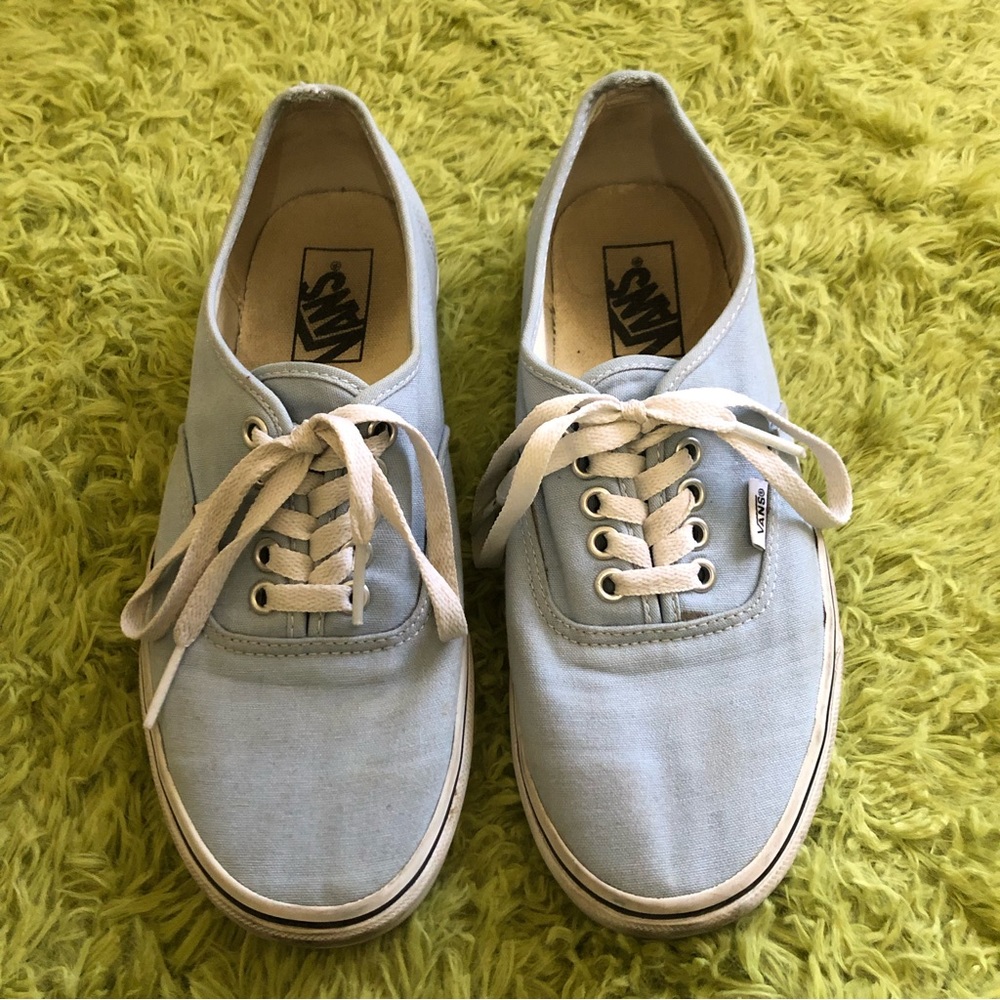 Blue Vans womens 8.5/mens 7
